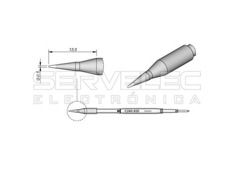 Ponta Para Ferro Soldar Advanced 0.5mm 