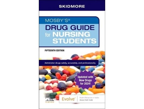 Livro Mosbys Drug Guide for Nursing Students with update de Linda Skidmore-Roth Rn Msn Np (Inglês)