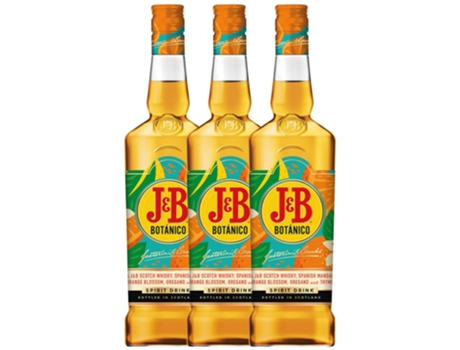 Whisky J&B Blended J&B Botánico (0.7 L - 3 unidades)