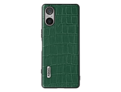 Capa para Samsung, Sony Galaxy Z Fold 2, Xperia 5, Galaxy Z Fold 2 ABEEL Pele Rígida Verde