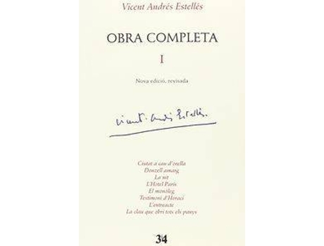 Livro Obra Completa I de Vicent Andres Estelles (Espanhol)