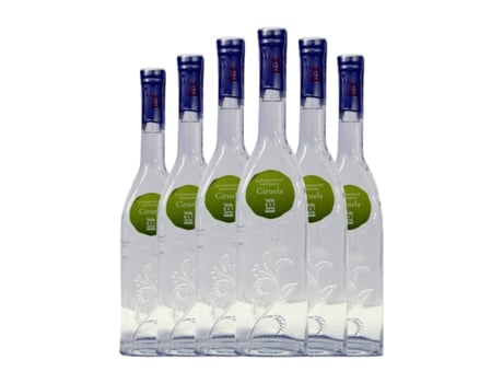 Aguardente Orujo VALLE DEL JERTE Aguardiente de Ciruela Garrafa Medium (0.5 L - 6 Unidades)