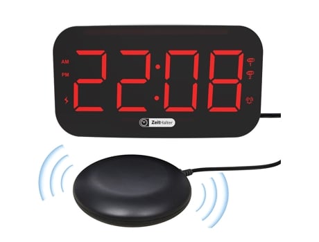 Despertador com Display JLTE Digital Led Vibratório Relógio