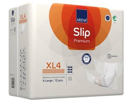 Fraldas ABENA Slip Premium XL4 tam XL (12UN)