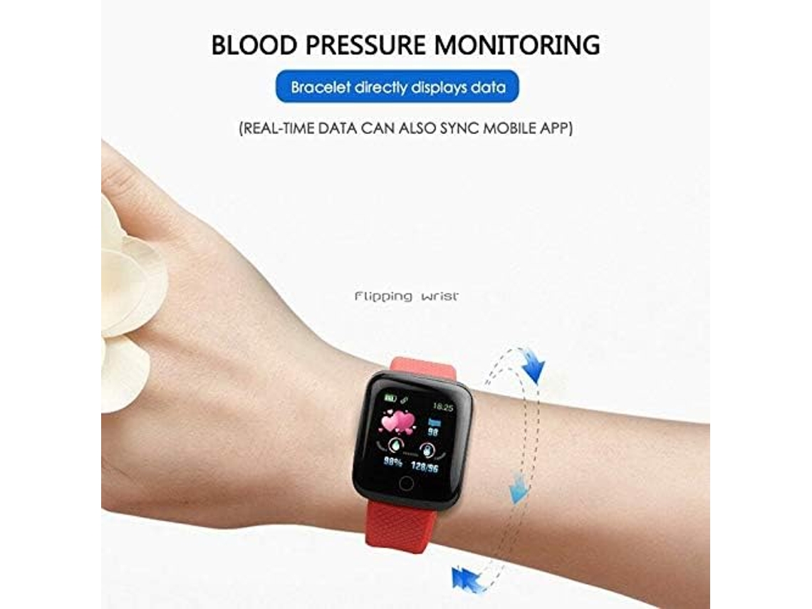 Relógio inteligente de frequência cardíaca/pressão arterial