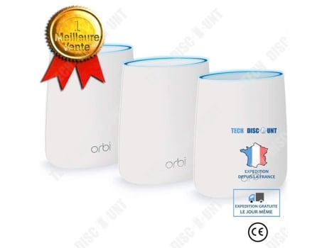 Parts NETGEAR ORBI mistério RBK23 grande villa roteador sem fio conjunto de rede MESH distribuição de três frequências TECH DISCOUNT