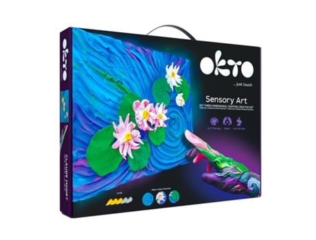 Kit de Pintura 3D Sensory Art OKTO 30X40Cm Watér Lilies K10003