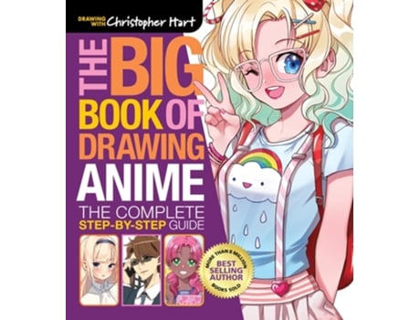 Livro Big Book of Drawing Anime, The de Christopher Hart (Inglês)