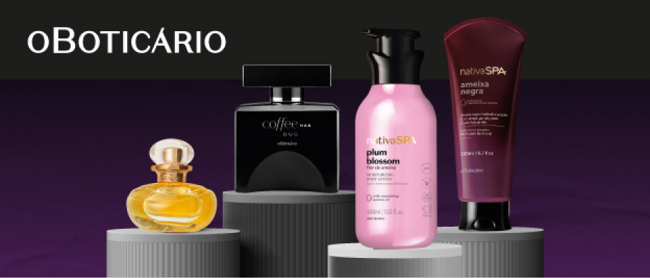 Perfumes de senhora e homem