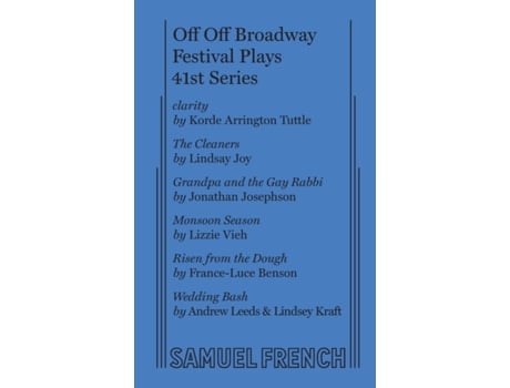 Livro Off Off Broadway Festival Plays, 41st Series France-Luce Benson, Jonathan Josephson et al. (Inglês)