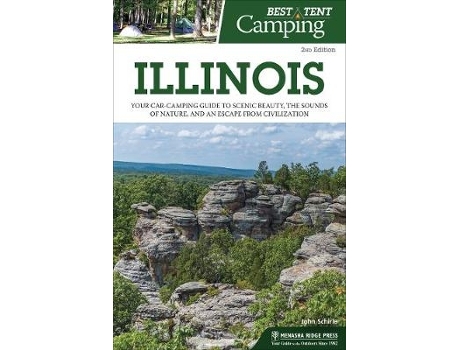 Livro best tent camping: illinois de john schirle (inglês)