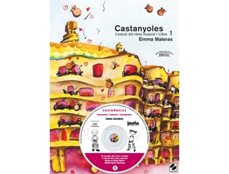 Livro Castanyoles 1- LEstudi Del Ritme Musical de Emma Maleras (Catalão)