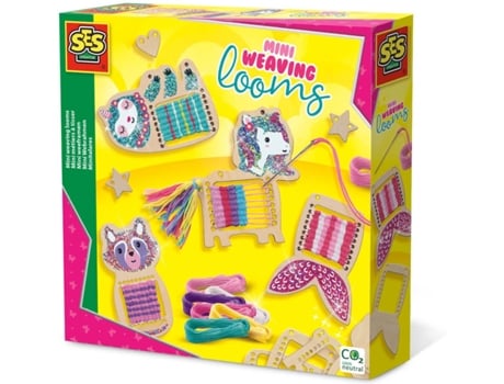 Jogo Criativo IZIPLAY Kit Didático Têxtil Aprender a Tecer (Idade Minima: 6 anos)