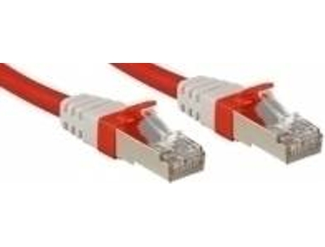 Cabo de Rede LINDY (RJ45 - 10 m - Vermelho)