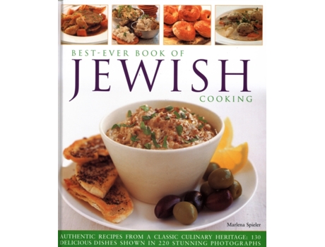 Livro best-ever book of jewish cooking de marlena spieler (inglês)