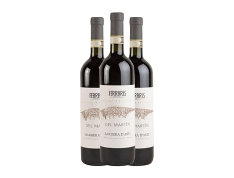 Vinho FERRARIS Del Martin Barbera Barbera d'Asti (0.75 L - 3 Unidades)