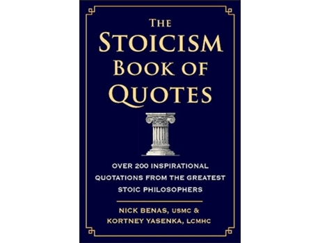 Livro Stoicism Book Of Quotes de Nick Benas e Kortney Yasenka (Inglês - Capa Dura)