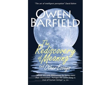 Livro The Rediscovery of Meaning and Other Essays de Owen Barfield (Inglês)