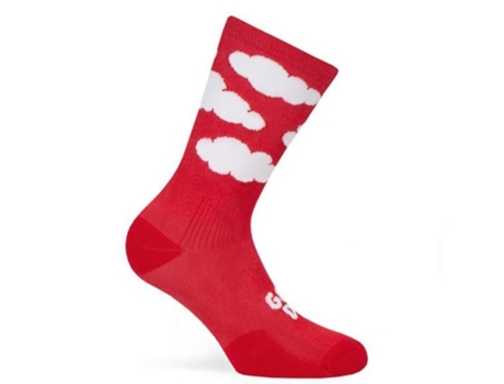 Meias PACIFIC AND CO Clouds Red L/XL (42-46) PACIFIC AND CO