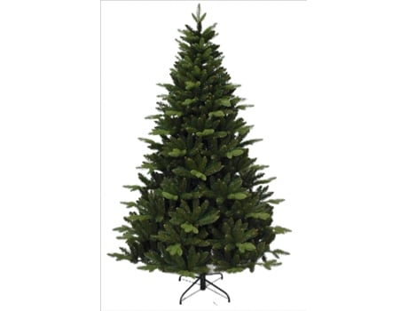 Árvore de Natal Artificial Automontável Abeto Extra Preenchido Folha Dupla Combinada 150-210cm Suporte Metal verde 180cm 755 pontas SOLAGUA NAVIDAD