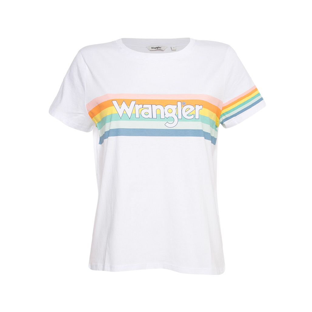 Wrangler t shirt sales rainbow