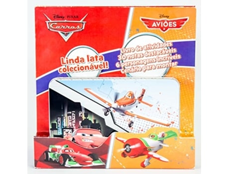 Livro Disney - Latinha Pop-Up - Carros E Avioes de Novidade (Português)