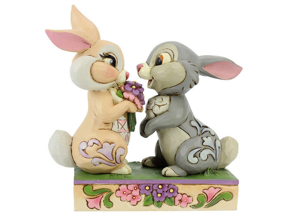 Figura ENESCO Tambor e coelho bambiFigura ENESCO Tambor e coelho bambi  