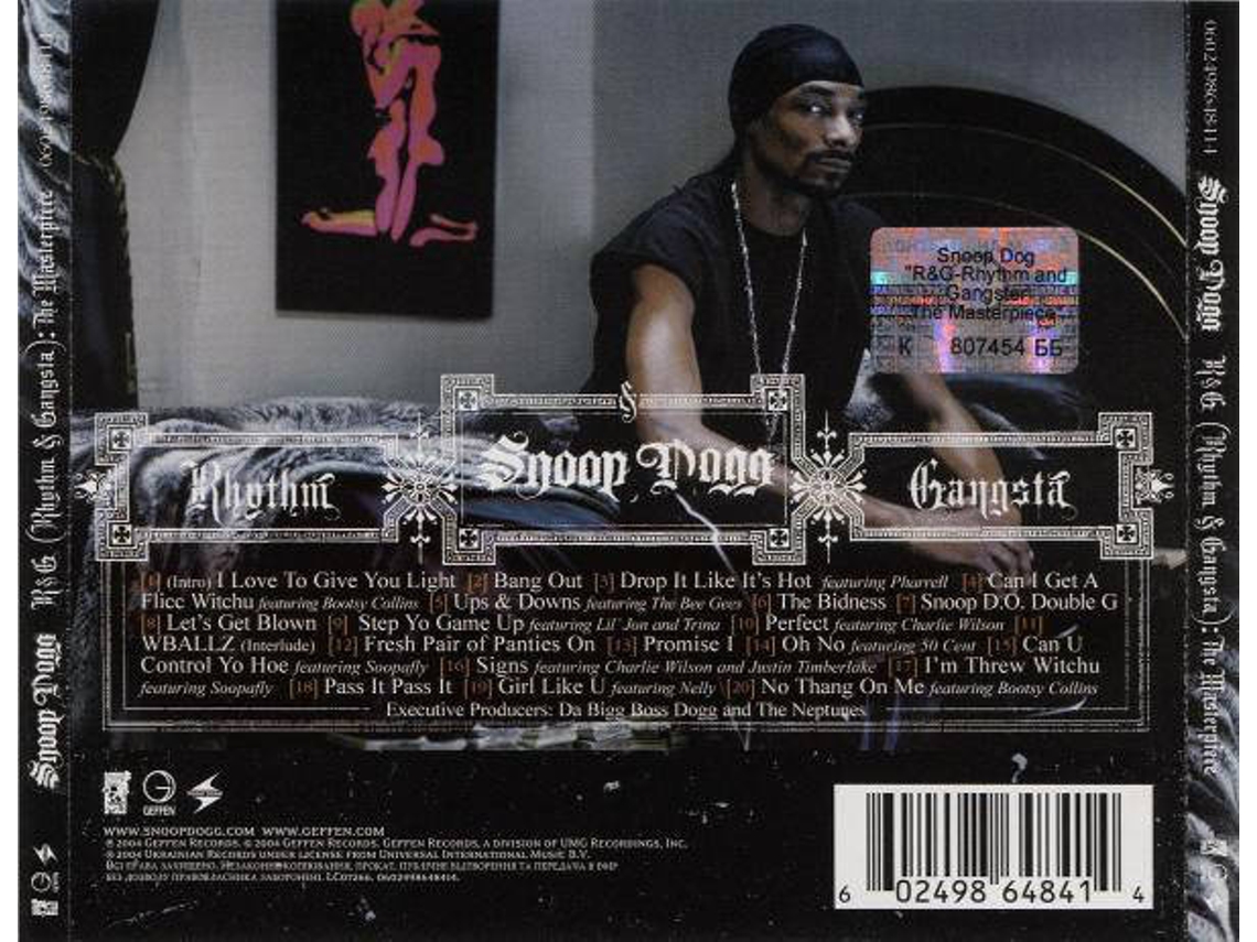 CD Snoop Dog - R&G The Masterpiece | Worten.pt