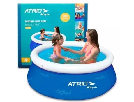 Piscina Redonda Insuflavel 1000 Litros 3 Ans 1 68X0 51M ATRIO