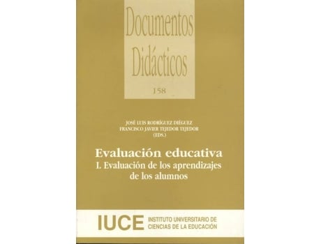 Livro Evaluacion Educativa I Evaluacion De Los Aprendizajes De L de Francisco Javier Tejedor Tejedor (Espanhol)