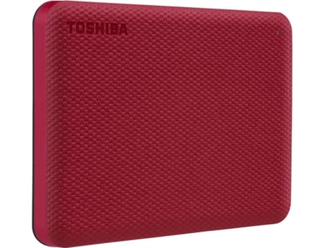 Disco Externo HDD TOSHIBA Canvio Advance (1 TB - USB - Vermelho)