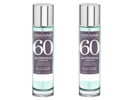 Conjunto de 2 Perfumes CARAVAN para Homem Nº60 150Ml