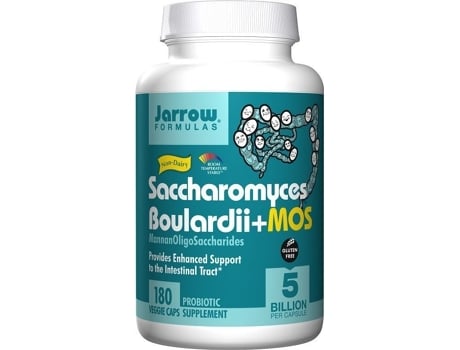 JARROW FORMULAS Saccharomyces Boulardii Mos 180 Veggie Capsules 200 Gr