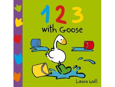 Livro learn with goose: 123 de laura wall (inglês)