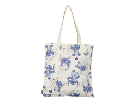 Mala de Mulher STITCH Compras Azul (36x39X0.4cm)