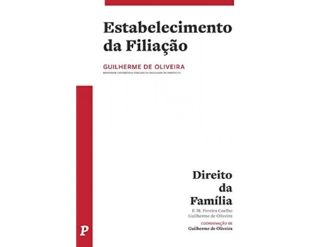 Livro Establecimento Da Filiação de Ghilherme De Oliveira (Português)