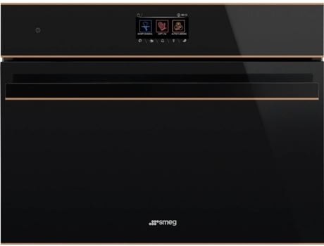 Forno a Vapor SMEG Dolce Stil Novo SO4604S4PNR (41 L - 59.7 cm - Hidrolítico - Preto)