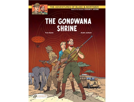 Livro the adventures of blake and mortimer: vol 11: the gondwana shrine de yves sente (inglês)