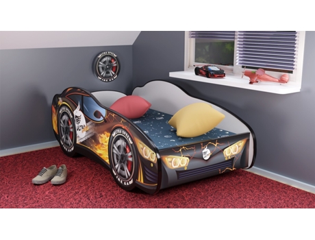 Cama Infantil com Oferta de Colch?o Espuma MAISCASA (140 x 70 cm)