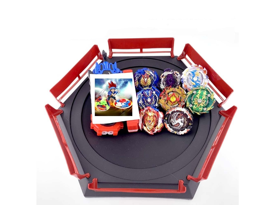 Conjunto Beyblade Com Lançador Alta Qualidade