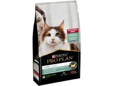 Purina  Liveclear Para Gato Sterilised Adult - Salmão 2,8 Kg - Ração Para Gatos Esterilizados