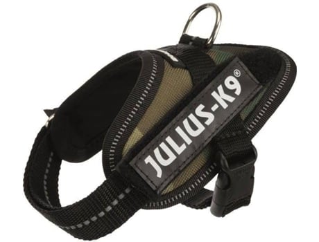 Peitoral para Cães JULIUS K9 Refletor (Castanho - 29-36x1.8cm - Nylon - Até: 3 Kg - XS - Porte Pequeno)