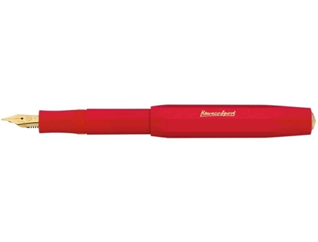 Caneta de Tinta Permanente KAWECO Classic Sport Vermelho (Médio - Azul)