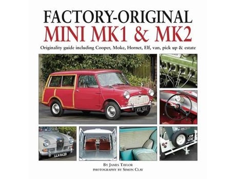 Livro factory-original mini mk1 & mk2 de james taylor (inglês)