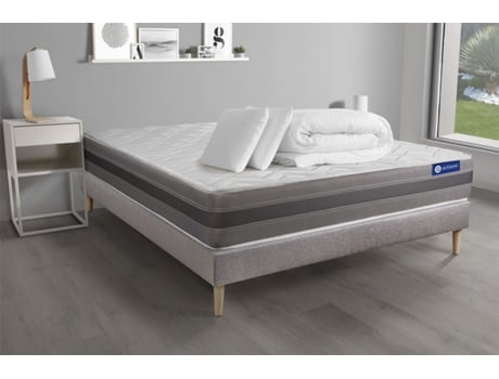 Sommier de Casal Actimemo Relax Memória ACTISOM Espuma com memória Cinzento (160x200)