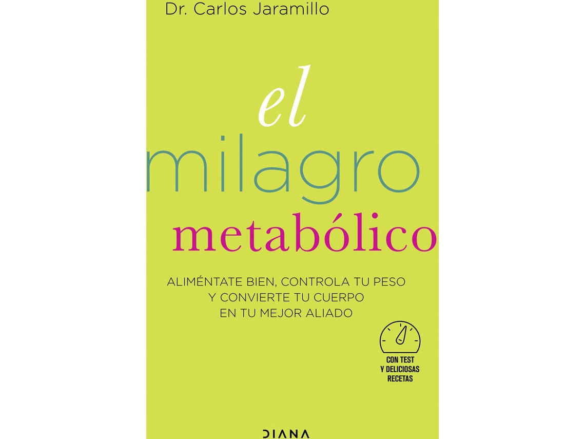 Livro El Milagro Metabólico de Dr. Carlos Jaramillo (Espanhol) 