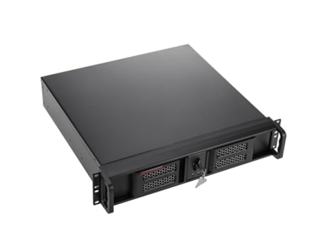 Caixa para rack 19 IPC Micro-ATX Mini-ITX 2U 3x3,5 1x5,25 profundidade 424 mm  RACKMATIC