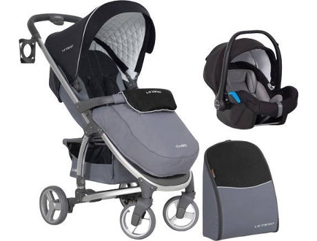 Carrinho de Bebé Individual  Virage + Starter 0+ Isofix Ready Carbon