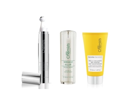 SC Pro-5 Collagen Bee Venom Day Moisturiser + Wrinkle Killer 4% SYN-AKE Eye Serum and Facial Serum.