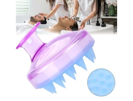 Shampoo de Silicone para Couro Cabeludo Chuveiro Lavagem Corporal Massagem Capilar Escova Massageadora CUQUE